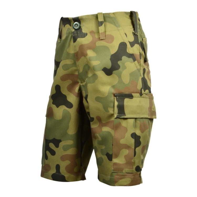 Krótkie spodenki dla dziecka wojskowe WZ93-219743