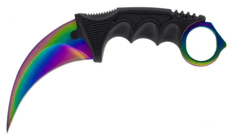 Nóż karambit replika CS:GO Rainbow - pochwa-220740