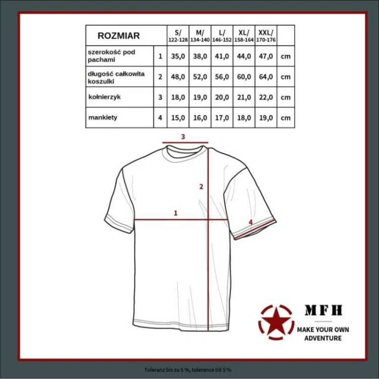 Koszulka dziecięca wojskowa MFH tielniaszka rosyjskich marynarzy-219056