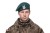 Beret tłoczony wojskowy zielony z orzełkiem-220437