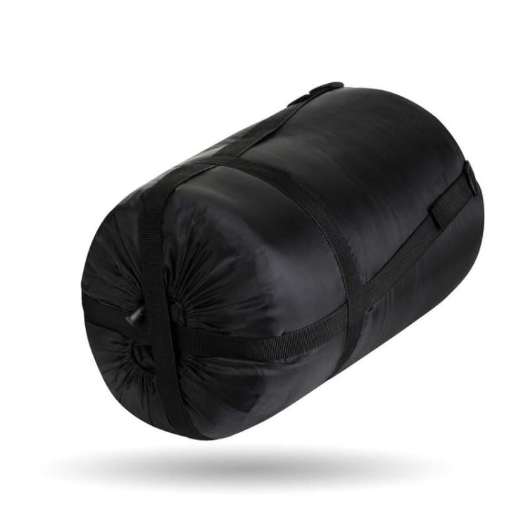 Śpiwór koperta z kapturem Cougar 350 czarny Campus L-225126