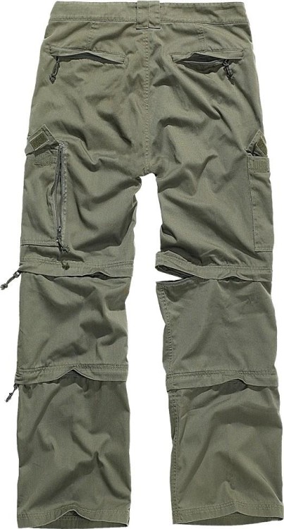 Spodnie trekkingowe Savannah olive 3w1 Brandit wodoodporne-221171