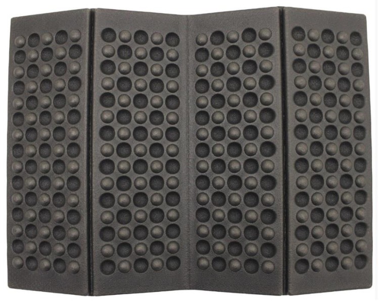 Siedzisko turystyczne - mata do siedzenia, czarna 40x30cm-219790